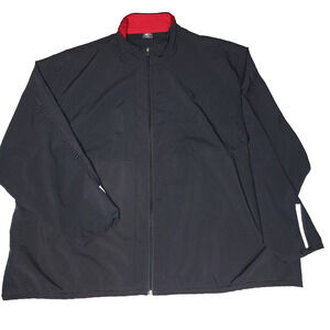 Vintage Starter S2 Stars Black Red Trim Windbreaker Jacket Men’s Size 3XL